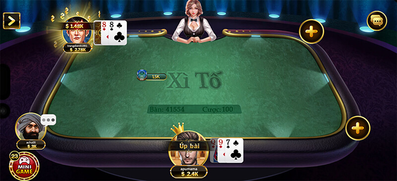 Game đánh bài xì tố hitclub